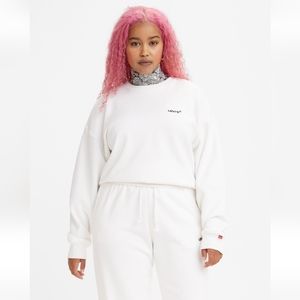 Red Tab Crewneck Sweatshirt